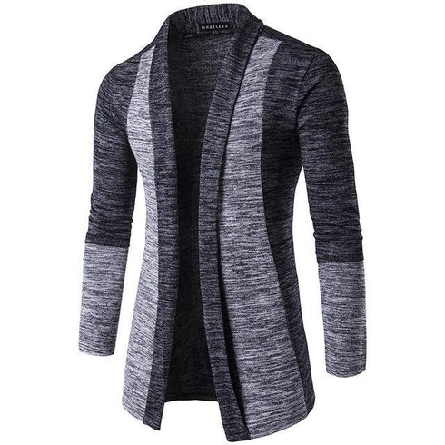 New Casual Men Cardigan Jacket Fashion Formal Men Jacket
